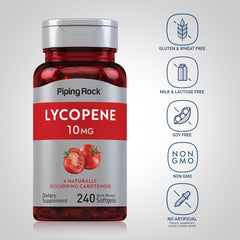 Piping Rock open bottle with softgels spilling, highlighting capsule quantity