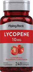 Piping Rock front bottle view showing label and 240-count benefit