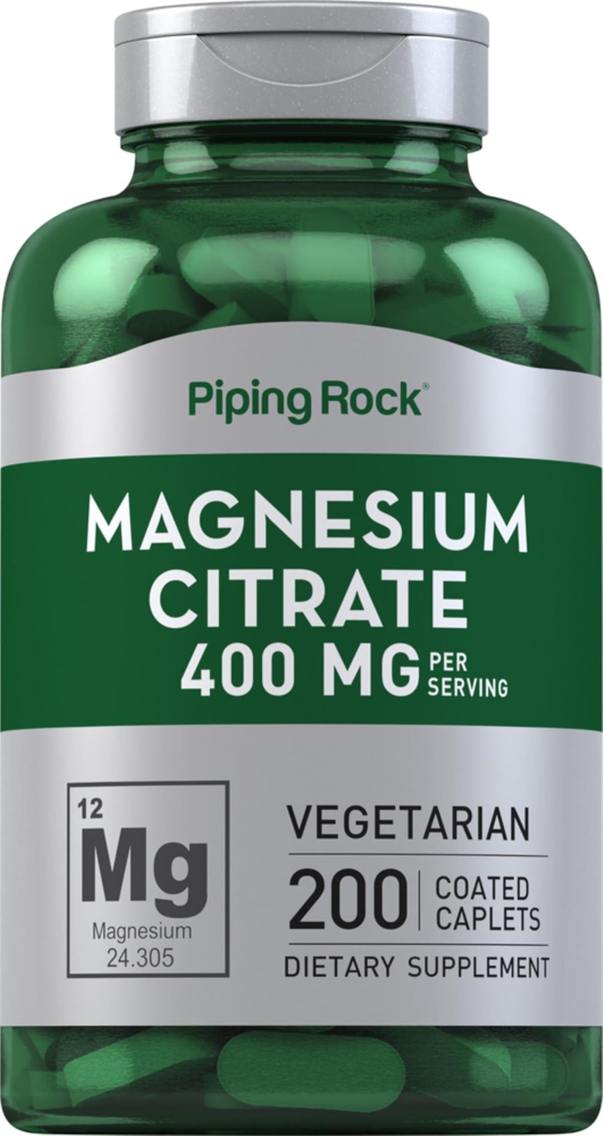 Piping Rock front bottle view showing supplement label and quantity benefits