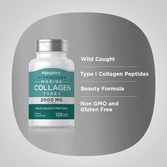 Piping Rock ingredients label photo emphasizing Type I collagen and purity details