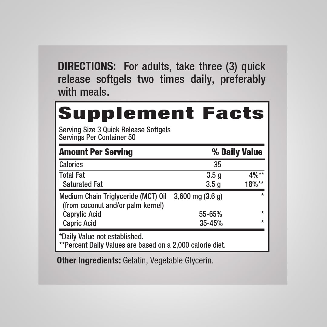 Piping Rock open bottle revealing softgels and ease of use for travel and daily routines