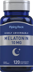 Piping Rock Melatonin 10mg bottle