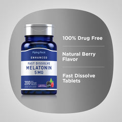 Adult sleep support supplement Melatonin 5mg Berry flavor