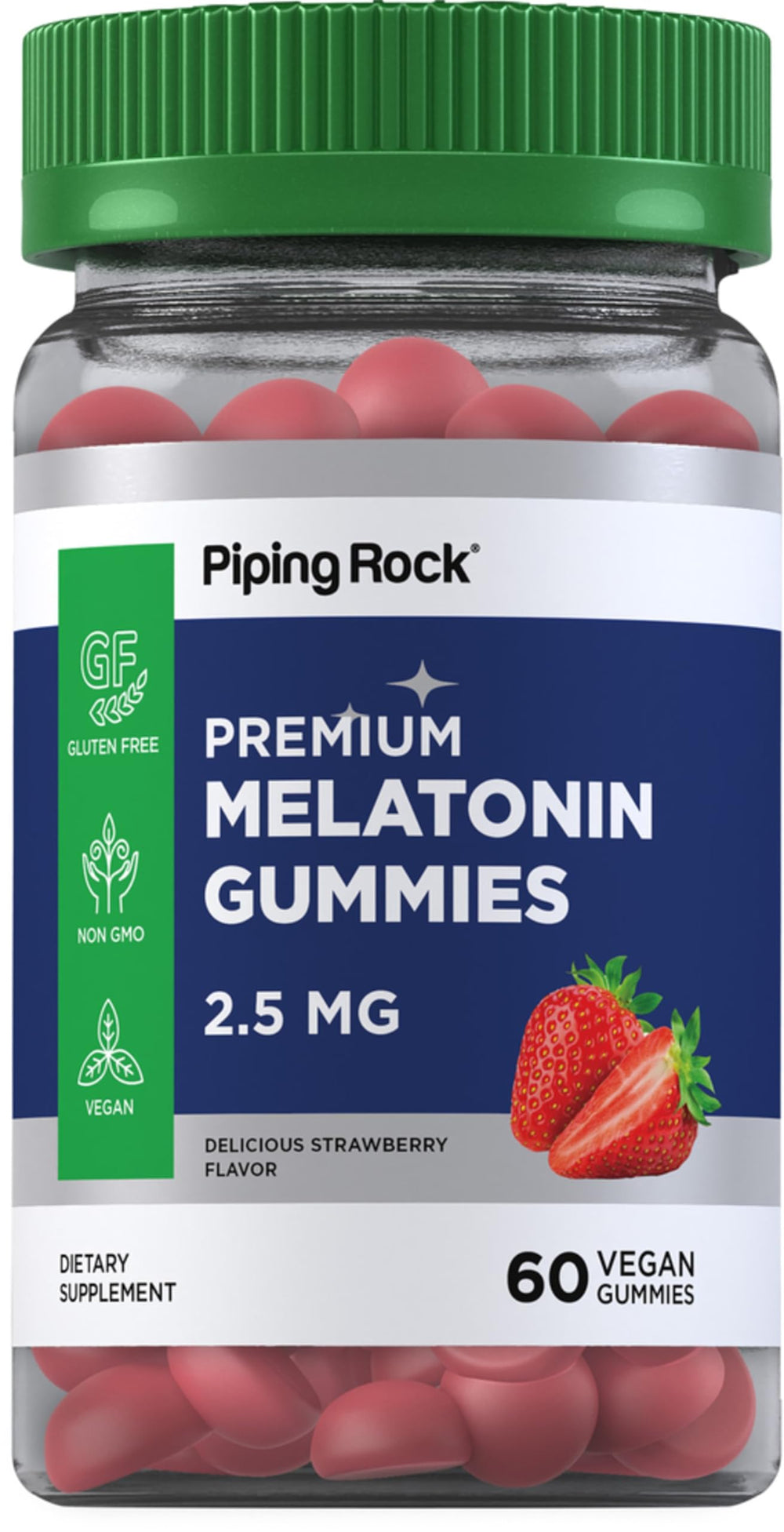 Piping Rock front packaging showing bottle and label benefits