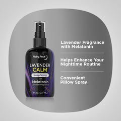 Sleep spray near pillows in a bedroom setting