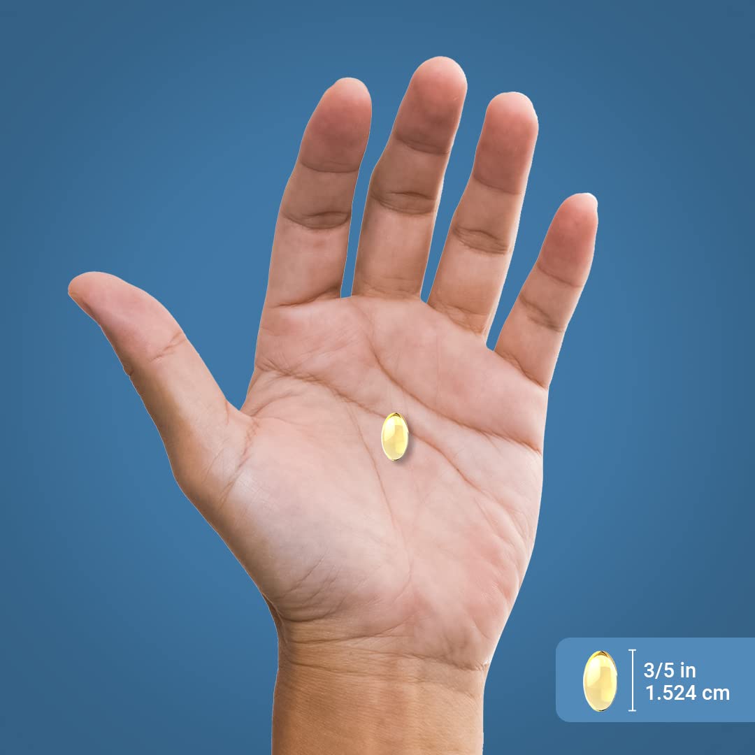 200 Softgels – Lemon Flavor Fish Oil Supplement