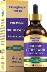 Piping Rock motherwort front packaging showing bottle and label for easy identification