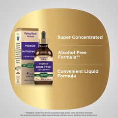Piping Rock motherwort liquid texture and color detail showing concentrated extract