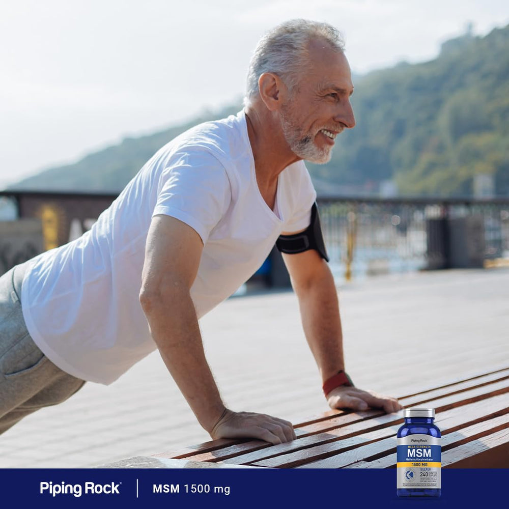 Piping Rock bottle staged on a shelf in a bathroom setting suggesting routine use