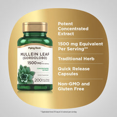 Piping Rock label detail highlighting non-GMO, gluten-free and testing claims