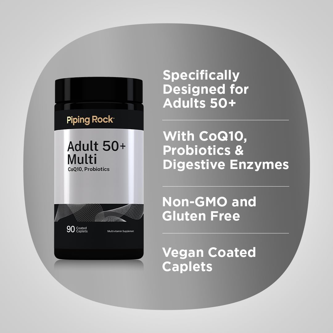 Piping Rock supplement facts label showing nutrients and CoQ10