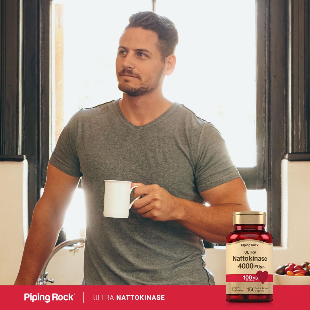 Piping Rock bottle placed on kitchen counter suggesting everyday supplement routine