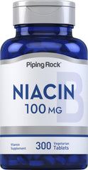Piping Rock bottle front view showing label and tablet count for clarity