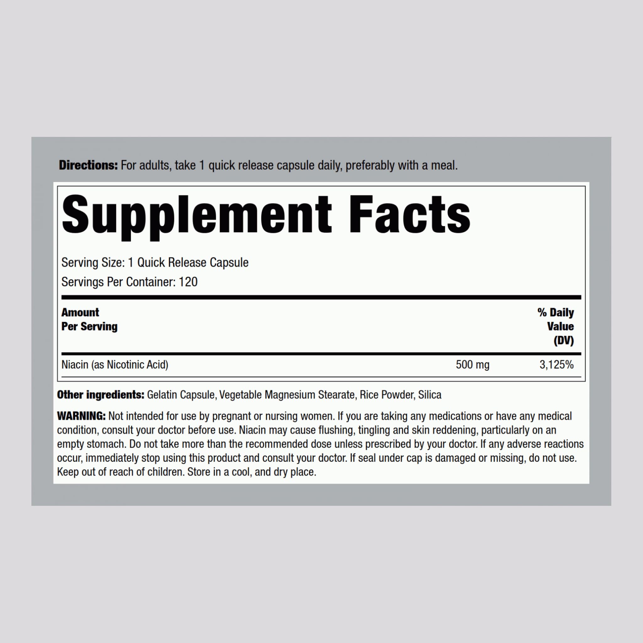 Piping Rock open bottle with capsules visible for easy dosing benefit