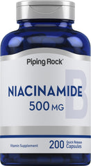 Piping Rock front packaging showing bottle and 200 capsules for convenient supply