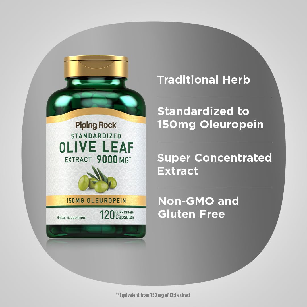 Macro shot of olive leaf extract powder texture highlighting concentrated formula