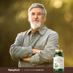 Piping Rock softgels on a breakfast table suggesting easy daily integration