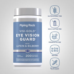 Piping Rock open bottle with softgels spilled conveying easy daily access