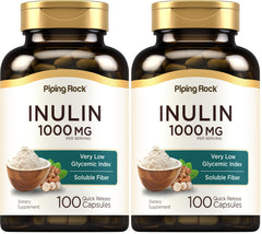 Piping Rock Organic Inulin Capsules bottle front