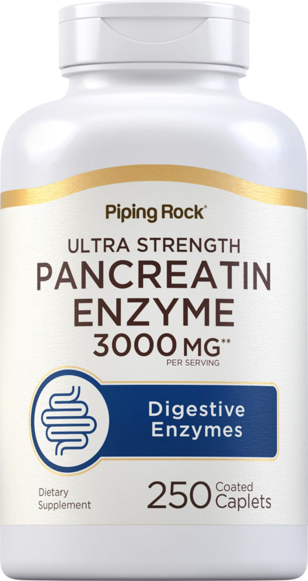 Piping Rock front packaging shows bottle and product name for quick identification and trust