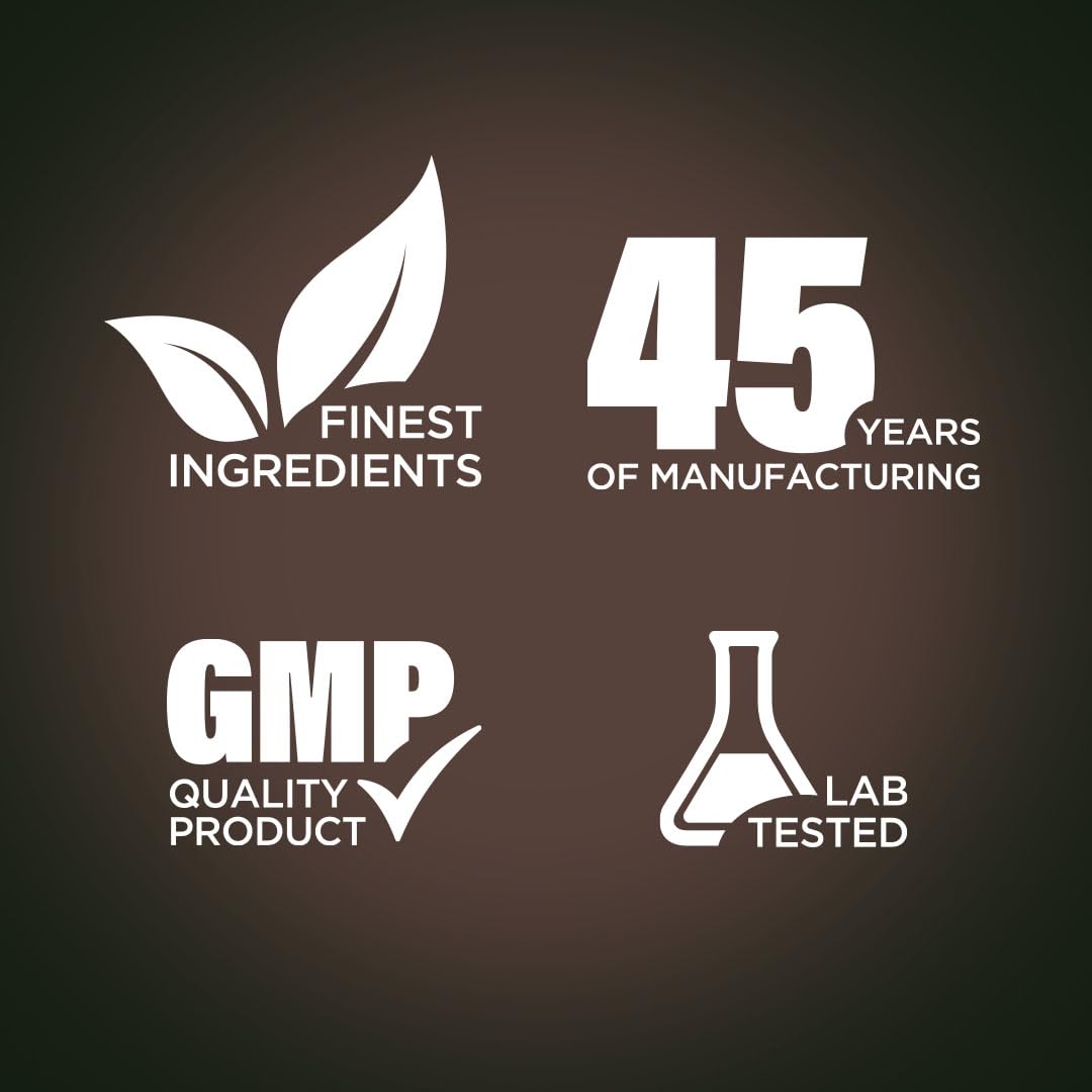 Laboratory tested seal and trusted ingredients