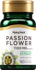 Piping Rock Passion Flower Extract Capsules bottle with 1100mg potency