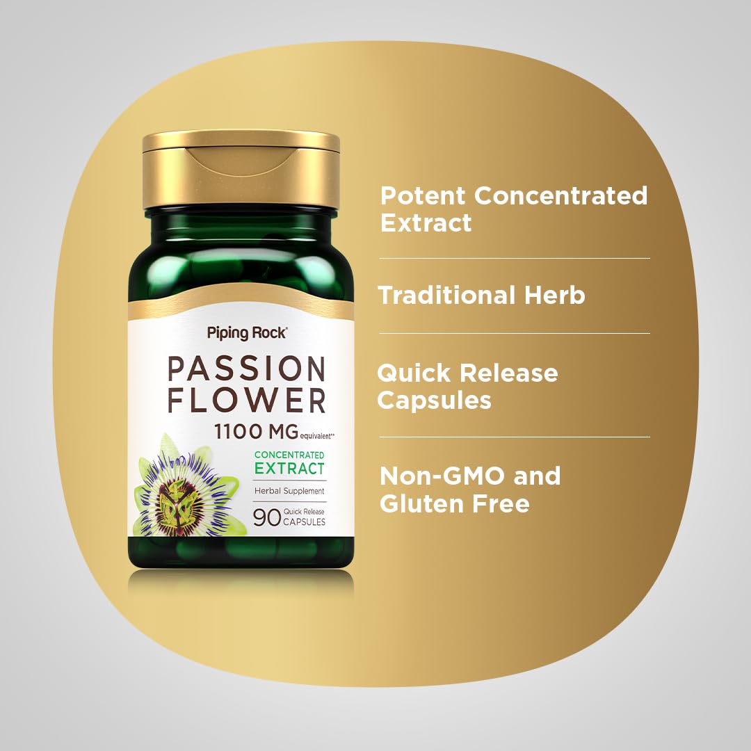 Laboratory tested seal on passion flower capsules packaging