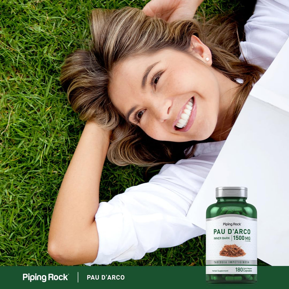 Piping Rock bottle in hand showing scale and portion control benefit