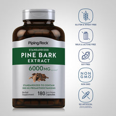 Open Piping Rock bottle with capsules spilled, illustrating capsule size and supply