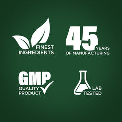 Piping Rock label detail highlighting standardized extract information and testing
