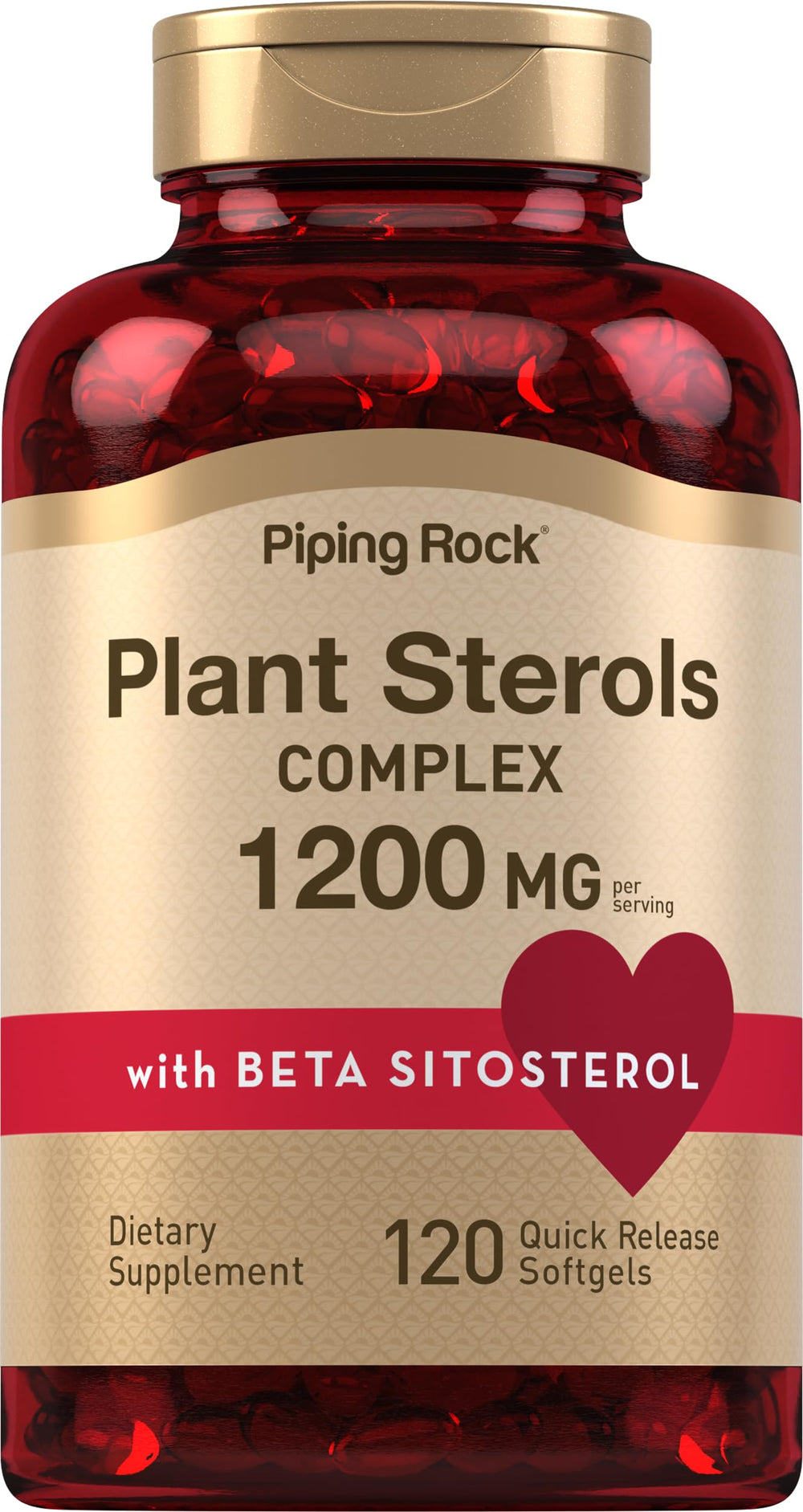 Piping Rock front packaging showing bottle and product name for clear identification and trust