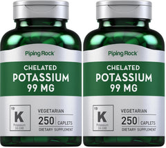 Piping Rock Chelated Potassium bottle – front view