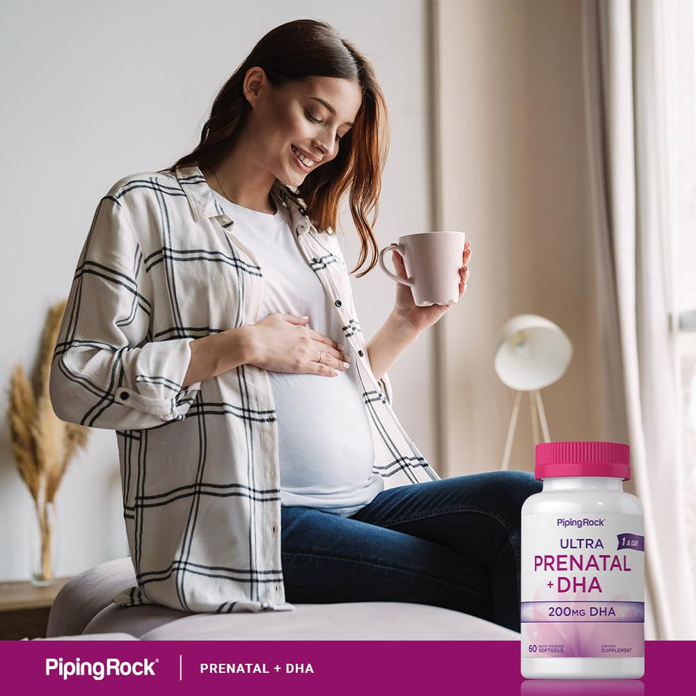 Piping Rock open bottle with softgels visible for portability and use