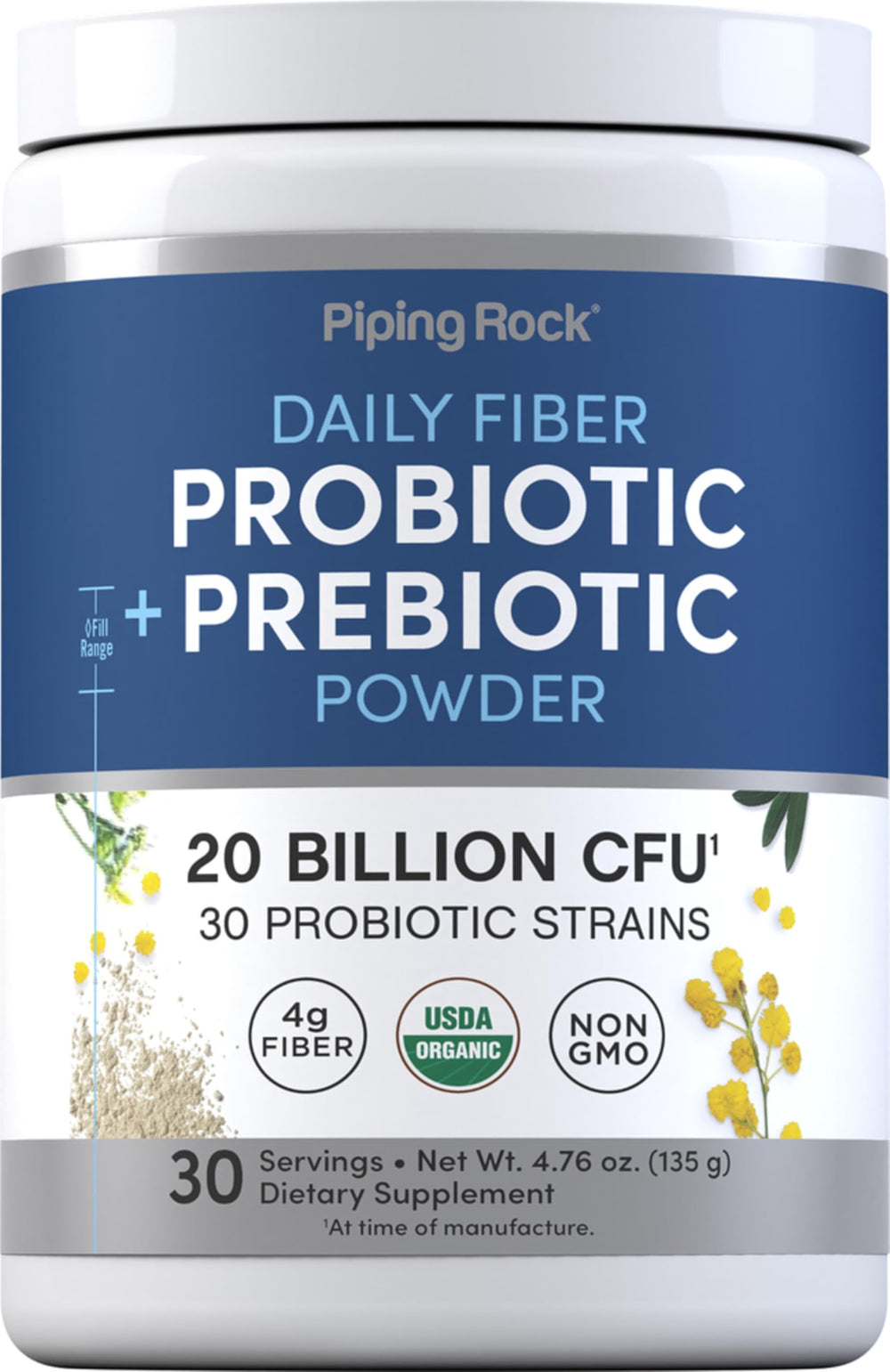 Piping Rock front packaging showing product and benefits