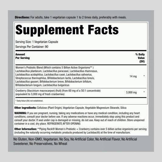 Product illustration showing 14 probiotic strains