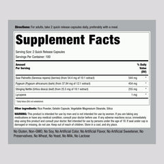Piping Rock open bottle with capsules visible, illustrates capsule count and convenience