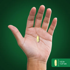 Piping Rock open bottle with visible softgels indicating freshness