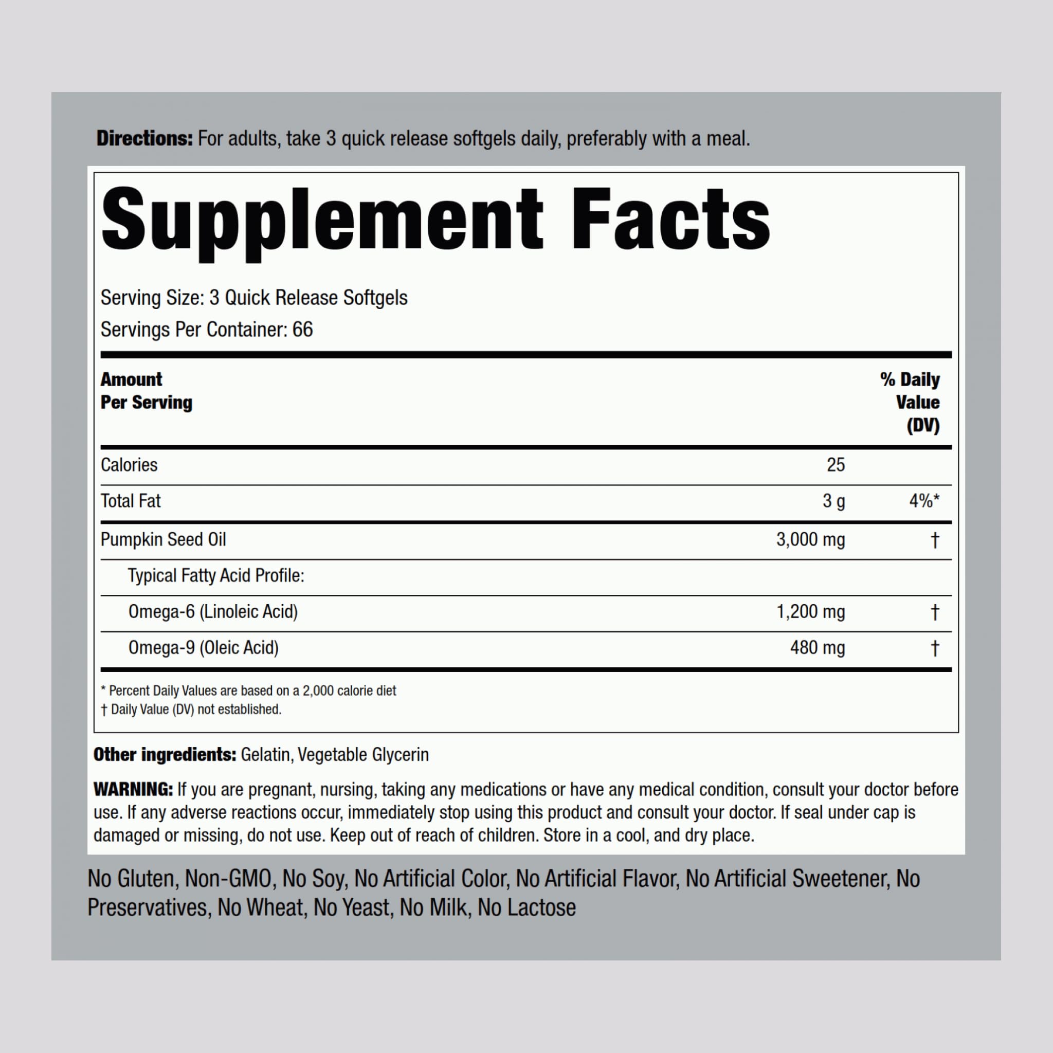 Piping Rock close-up of extra virgin softgels highlighting texture