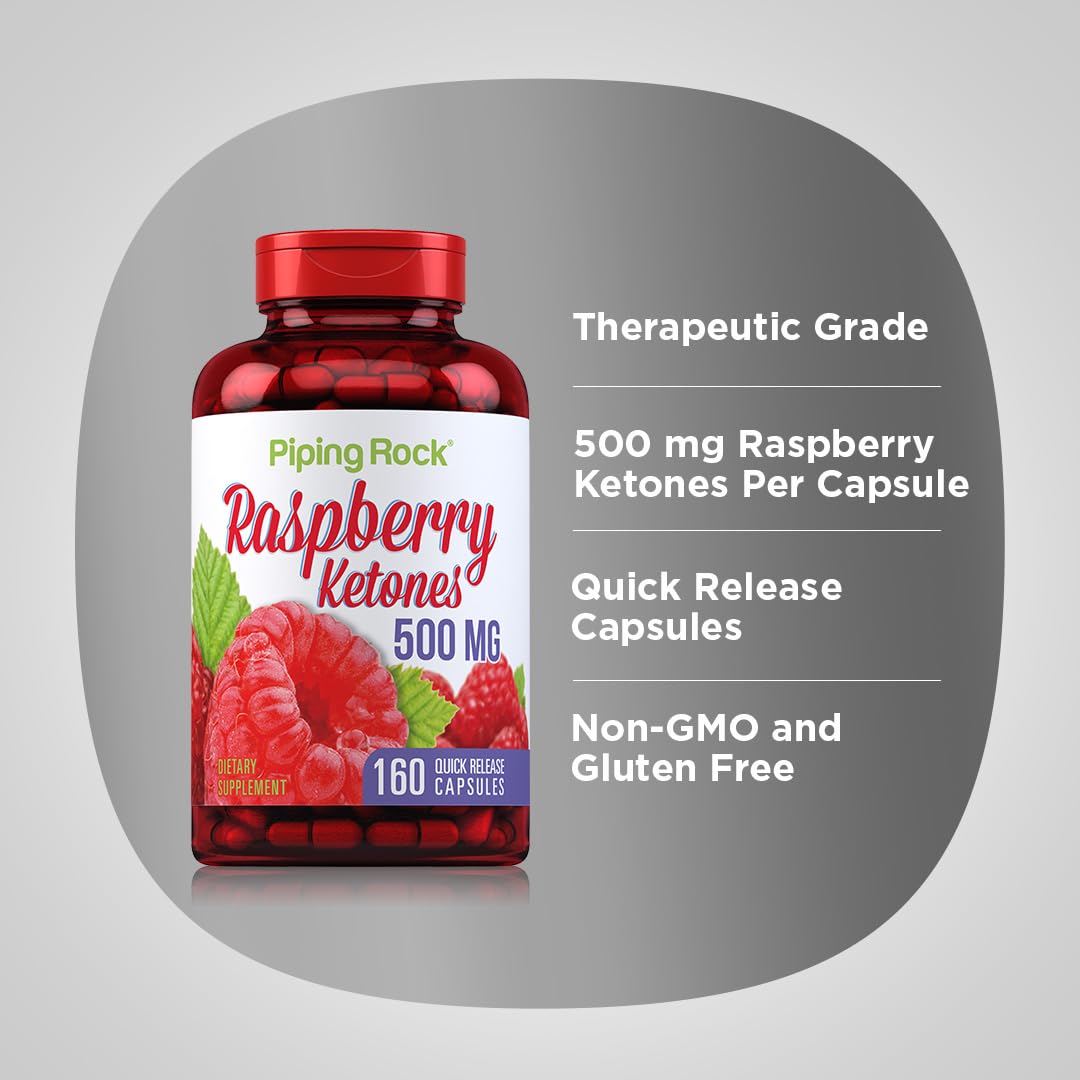 Non-GMO badge on Raspberry Ketones packaging