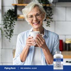 Piping Rock supplement label close-up showing ingredient transparency