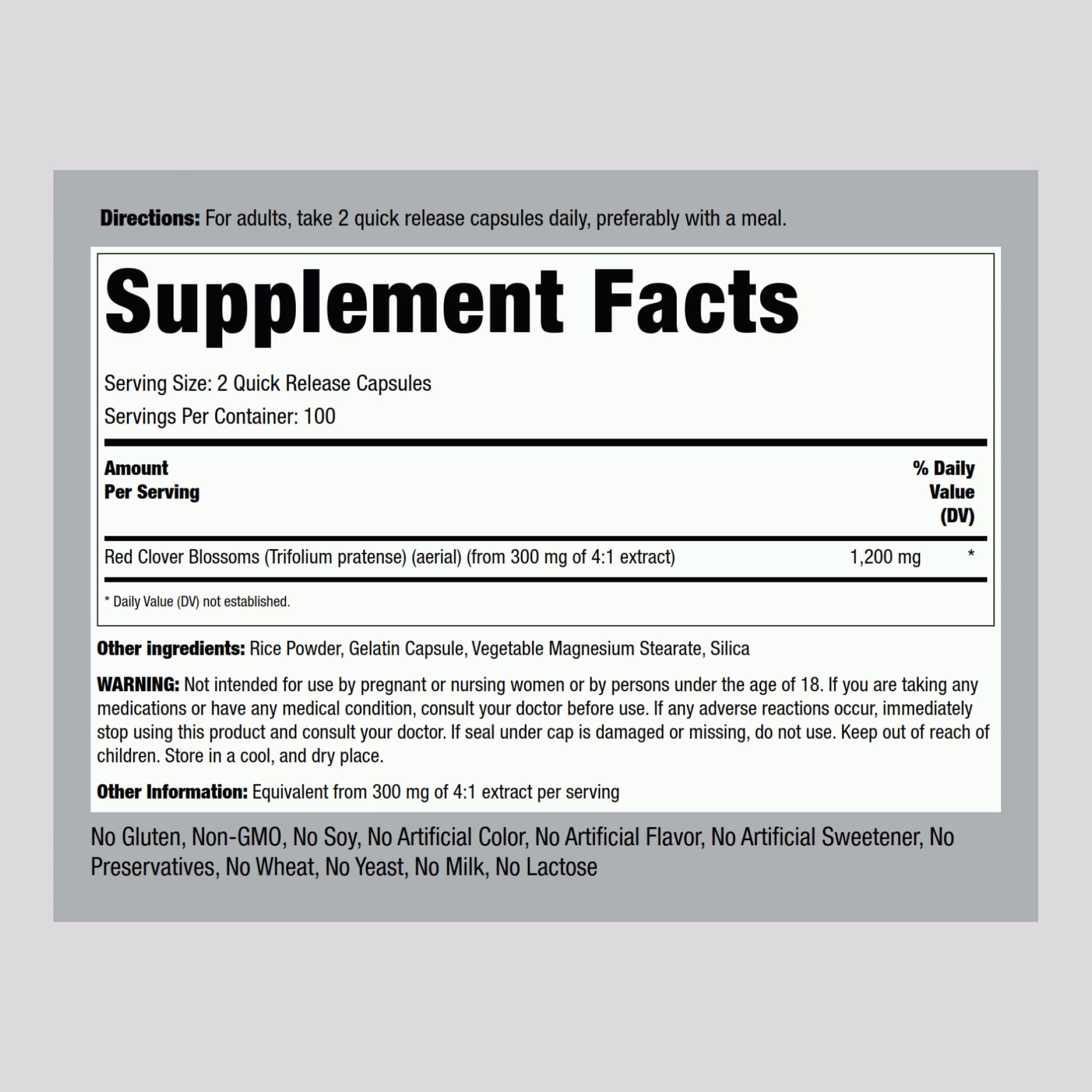 Piping Rock open bottle with loose capsules showing easy-serving benefit