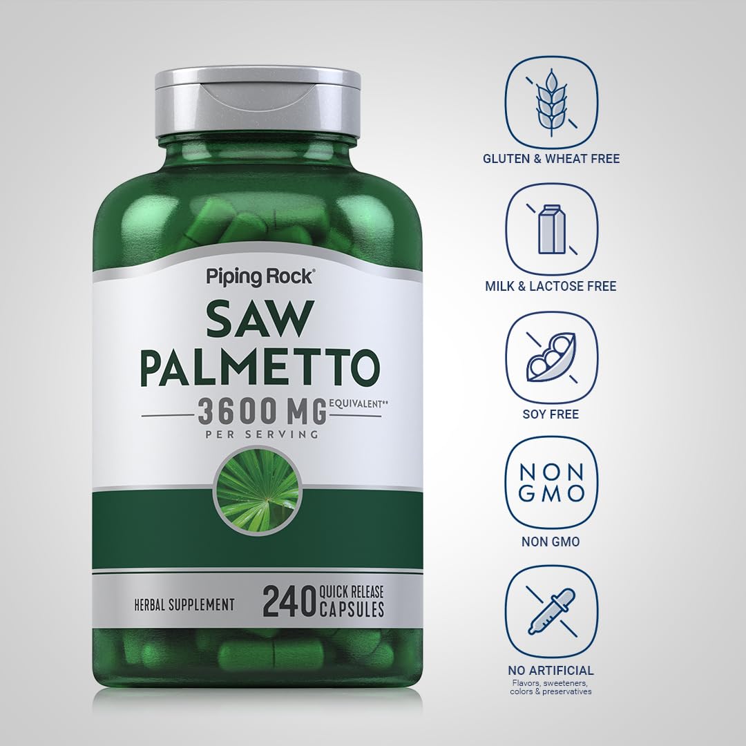 Piping Rock label detail highlighting full‑spectrum and non‑GMO benefits