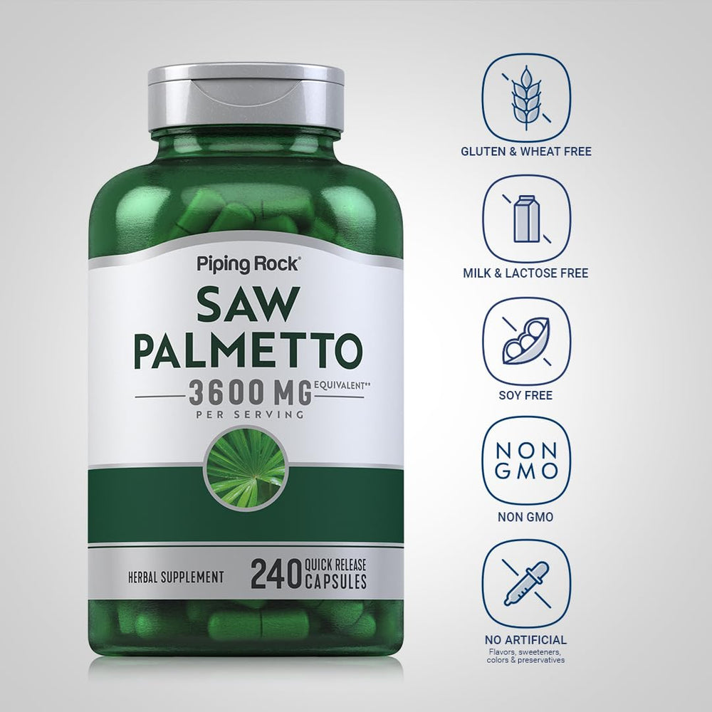 Piping Rock label detail highlighting full‑spectrum and non‑GMO benefits