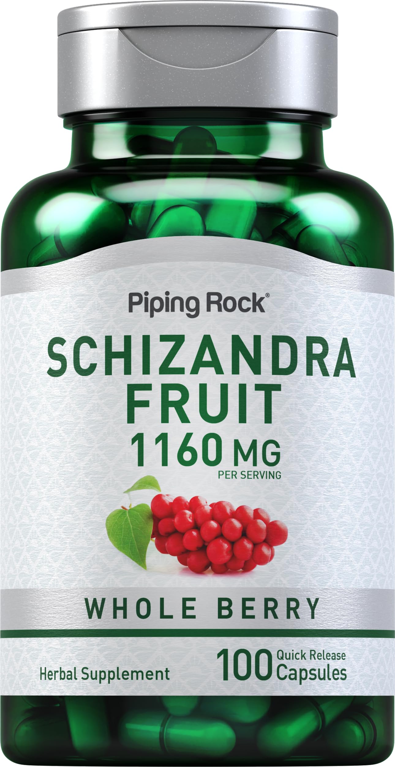 Piping Rock front packaging showing bottle and label for clear product ID and benefits
