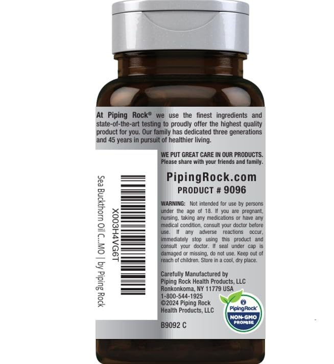 Piping Rock bottle on kitchen counter with glass of water for morning routine