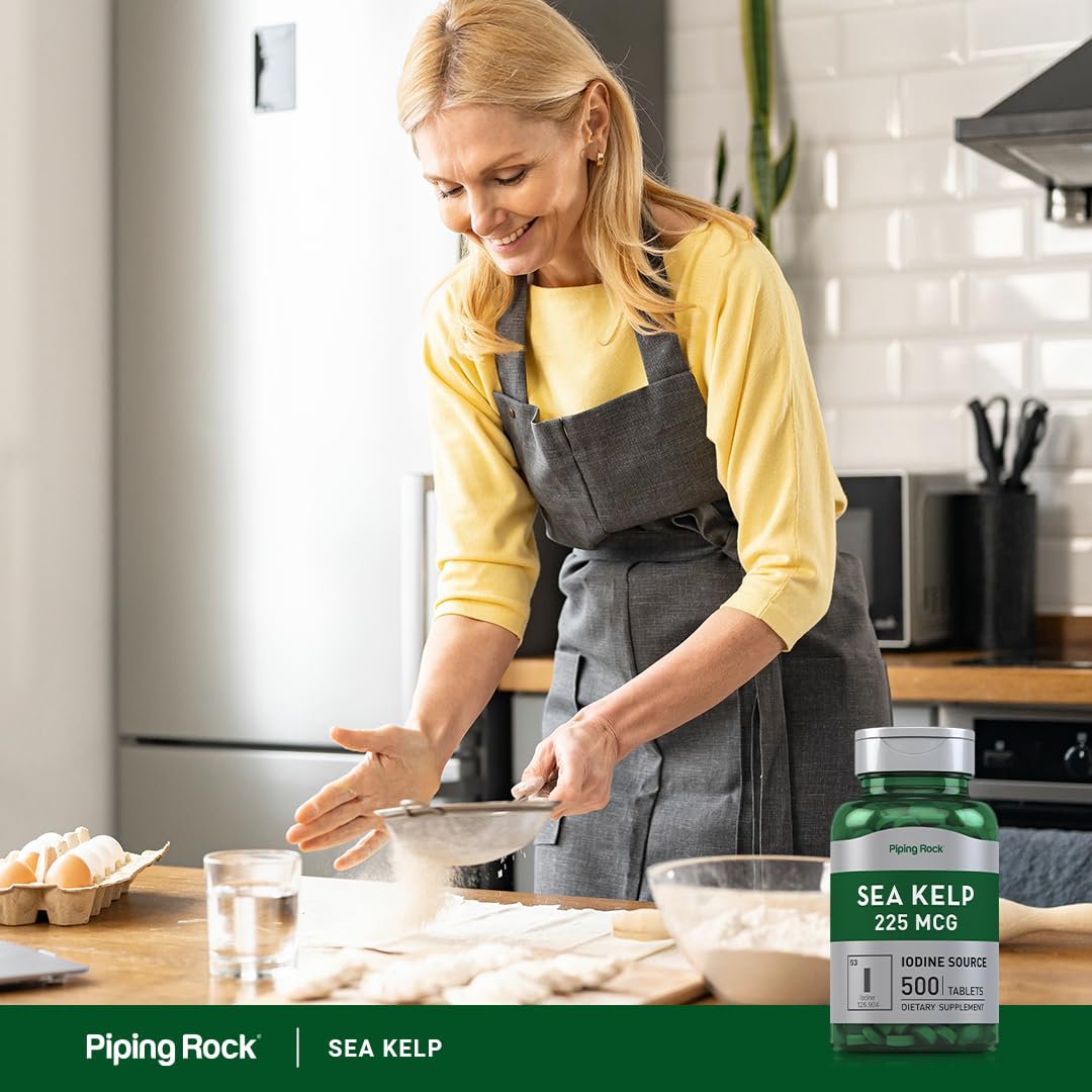 Piping Rock bottle on a breakfast table to suggest daily routine integration and convenience