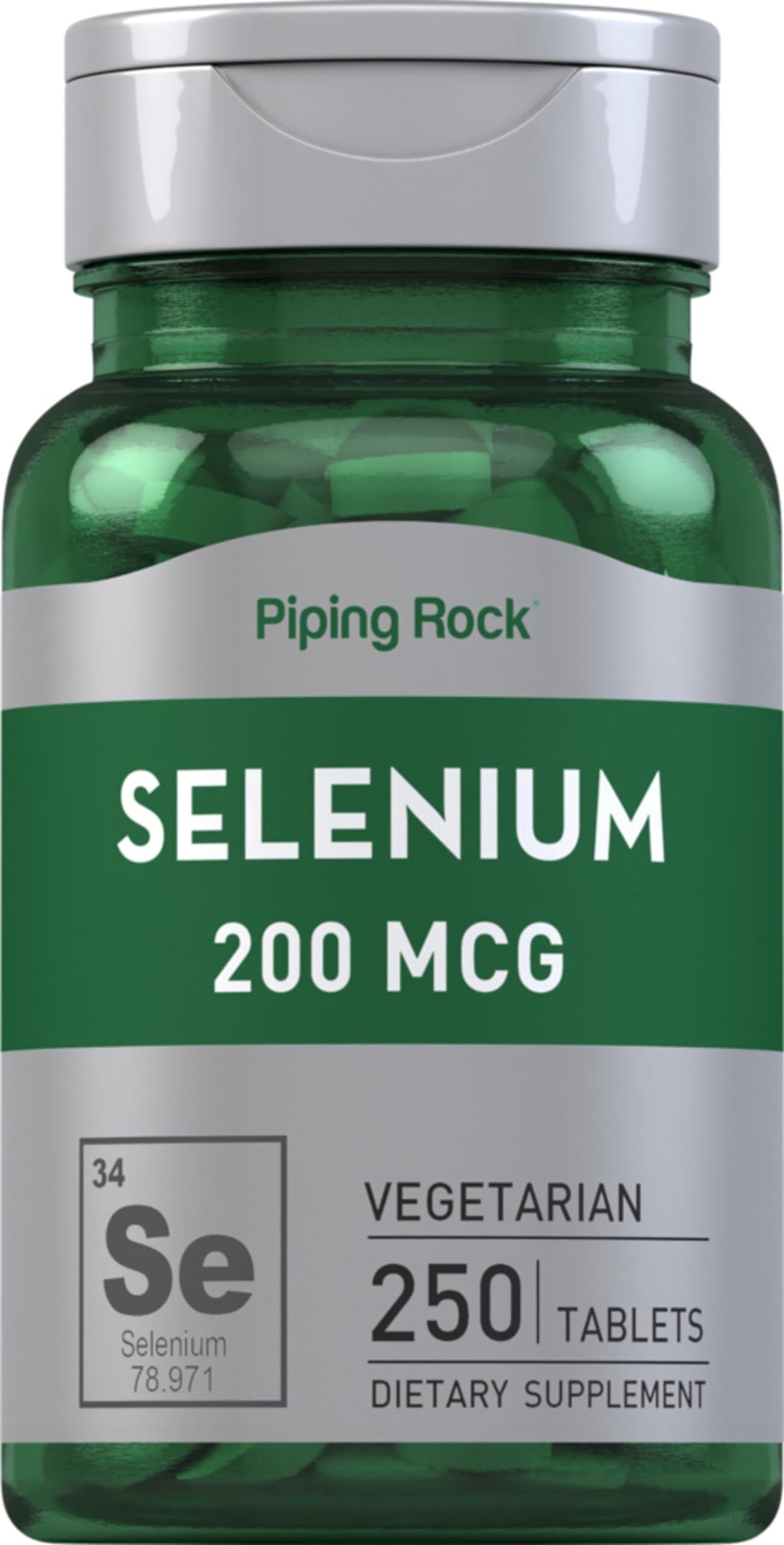 Piping Rock front packaging showing bottle and label for clear product ID and benefit