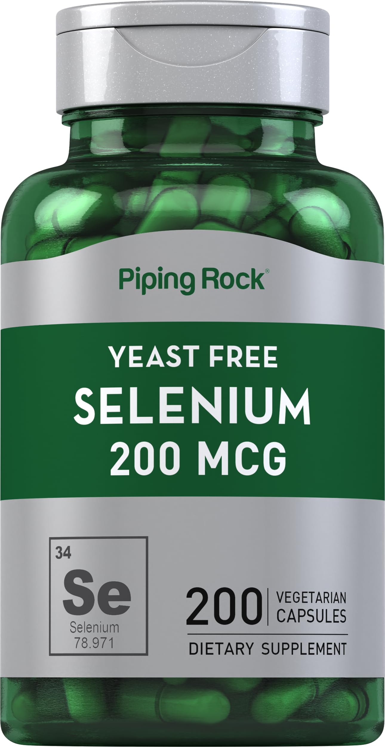 Piping Rock front packaging showing bottle and label for easy identification