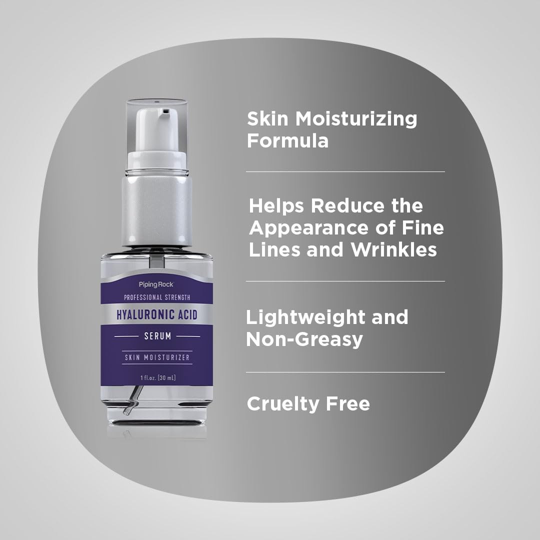 Piping Rock serum applied on hand illustrating quick absorption and non-greasy finish