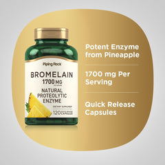 Piping Rock serving size next to a ruler showing 120-capsule supply benefit